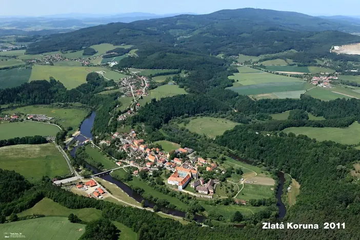 Prodej rodinného domu, Zlatá Koruna, 500 m2