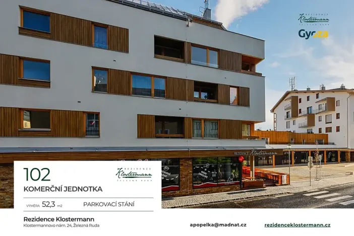 Prodej obchodního prostoru, Železná Ruda, Klostermannovo náměstí, 52 m2