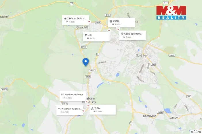Prodej pozemku pro bydlení, Skalice u České Lípy, 1435 m2