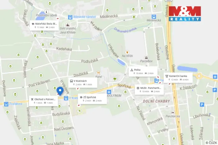 Pronájem bytu 2+kk, Praha - Dolní Chabry, Spořická, 55 m2