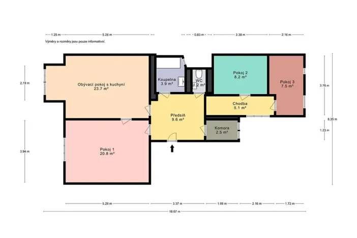 Prodej bytu 4+kk, Praha - Žižkov, Slavíkova, 87 m2