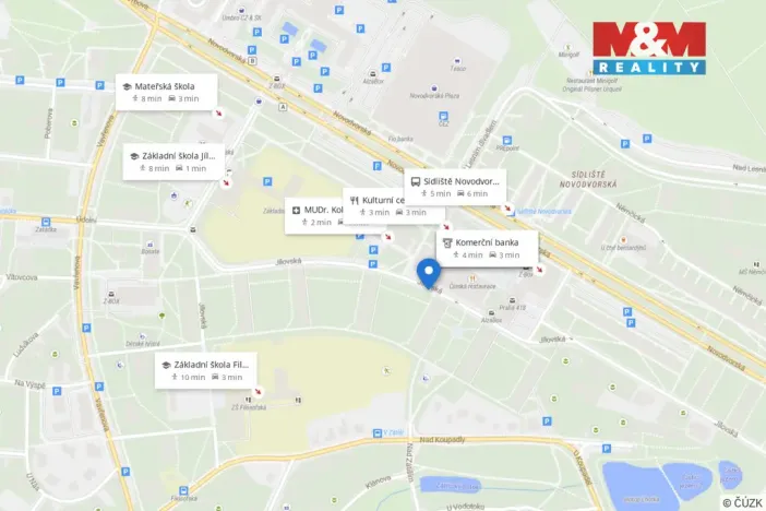 Prodej bytu 3+1, Praha, Jílovská, 63 m2