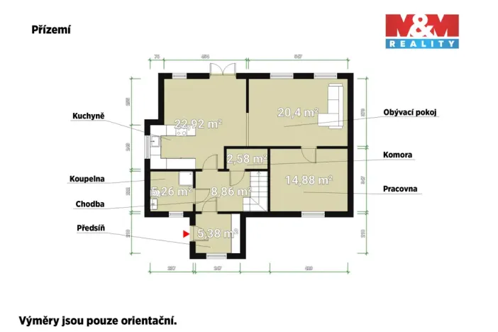 Prodej rodinného domu, Nebanice, 157 m2