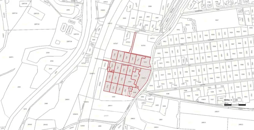 Prodej pozemku, Ostrava - Radvanice, Na Hrázkách, 12371 m2