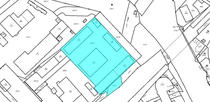 Prodej komerčního pozemku, Tišnov, Červený Mlýn, 6493 m2