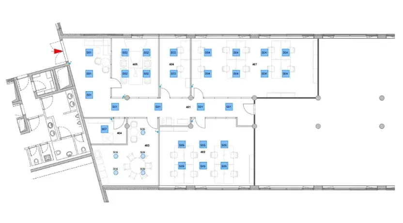 Pronájem kanceláře, Praha - Karlín, Sokolovská, 230 m2