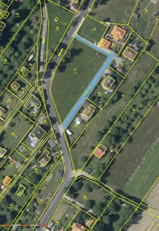 Dražba pozemku, Ondřejov, 747 m2
