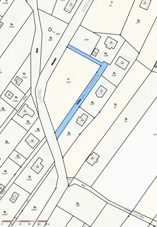Dražba pozemku, Ondřejov, 747 m2