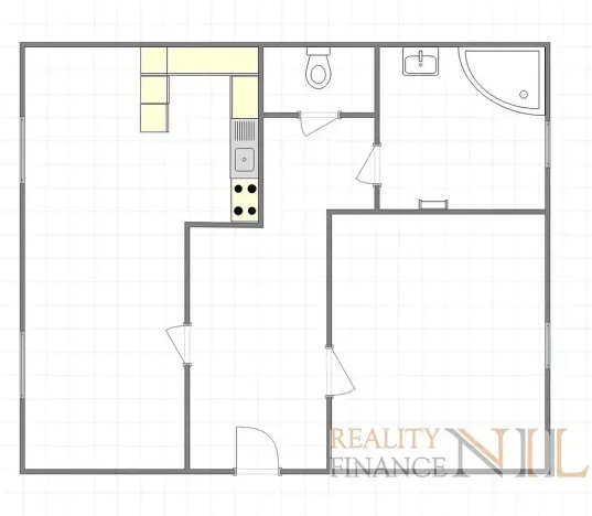 Pronájem bytu 2+kk, Tlučná, Na Čampuli, 48 m2