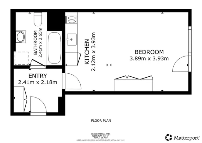 Pronájem bytu 1+kk, Praha - Hrdlořezy, V třešňovce, 36 m2
