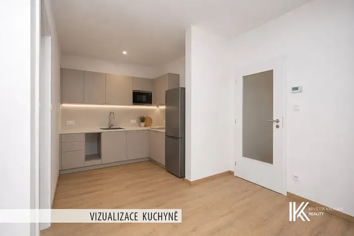 Pronájem bytu 2+kk, Pardubice, U Sportovní školy, 44 m2