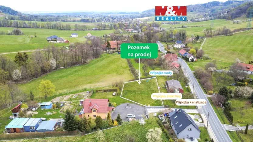 Prodej pozemku pro bydlení, Palkovice - Myslík, 1181 m2