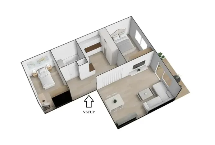 Pronájem bytu 3+1, Brno, Vrbenského, 64 m2