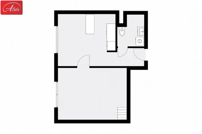 Pronájem bytu 2+kk, Teplice, Jankovcova, 39 m2
