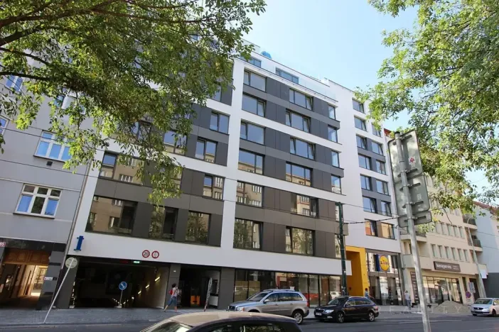 Pronájem bytu 1+kk, Praha - Karlín, Sokolovská, 34 m2