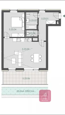 Pronájem bytu 2+kk, Mokrá-Horákov, 63 m2