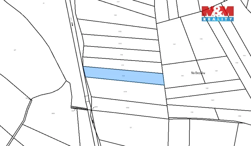 Prodej louky, Kladruby nad Labem - Komárov, 2975 m2