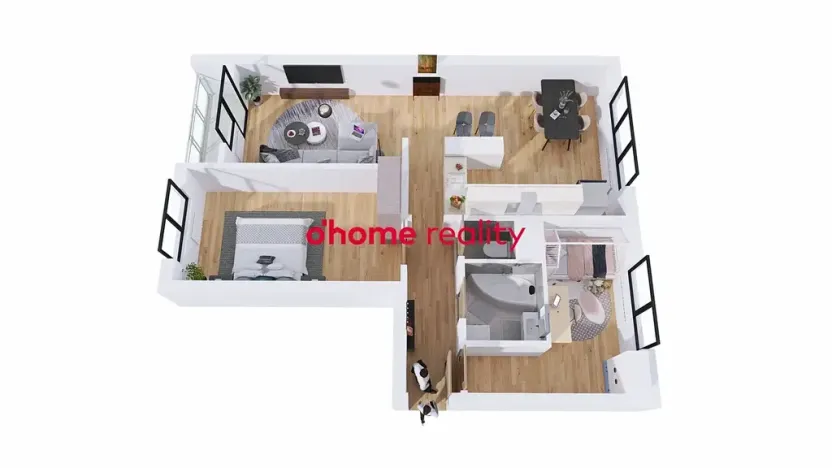 Pronájem bytu 3+kk, Olomouc, Skupova, 68 m2