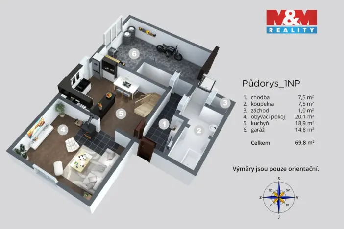 Prodej rodinného domu, Dubí - Bystřice, Horská, 175 m2