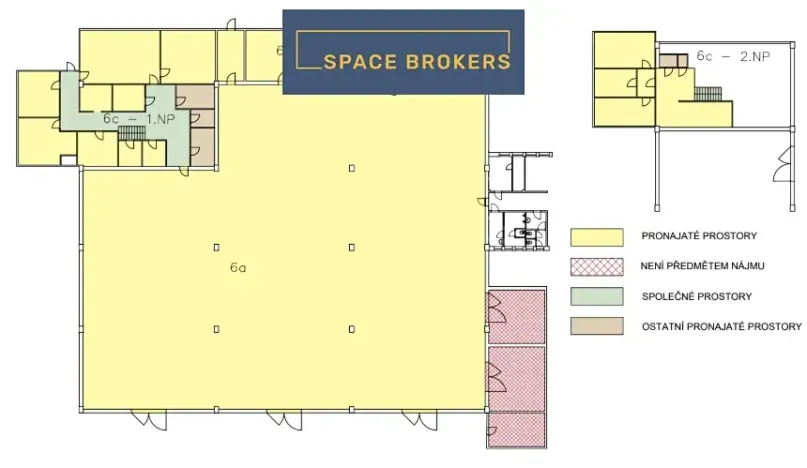 Pronájem skladu, Panenské Břežany, 600 m2
