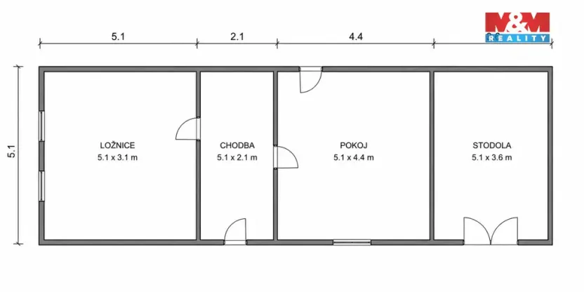 Prodej rodinného domu, Petroupim, 110 m2