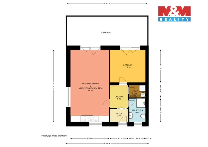 Prodej bytu 2+kk, Moravské Knínice, Na Hrázi, 50 m2