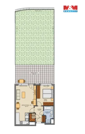 Prodej bytu 2+kk, Praha, Svitákova, 53 m2