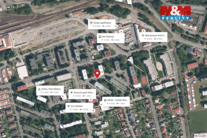 Pronájem bytu 2+1, Klatovy, Prusíkova, 62 m2