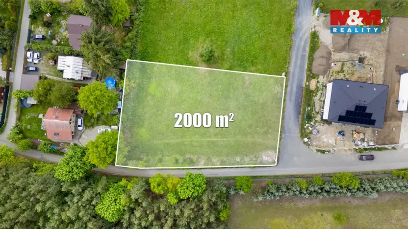 Prodej pozemku pro bydlení, Unhošť, 2000 m2