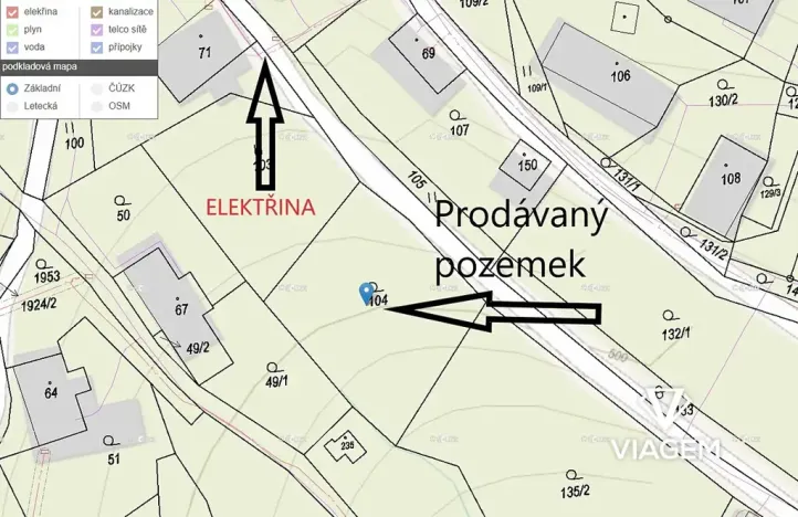 Prodej pozemku pro bydlení, Roztoky u Semil, 1011 m2