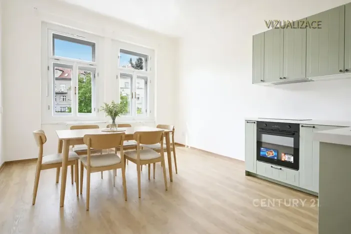Pronájem bytu 3+kk, Praha - Nusle, Svatoslavova, 70 m2
