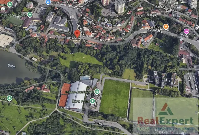 Prodej pozemku pro bydlení, Praha - Záběhlice, K prádelně, 2166 m2