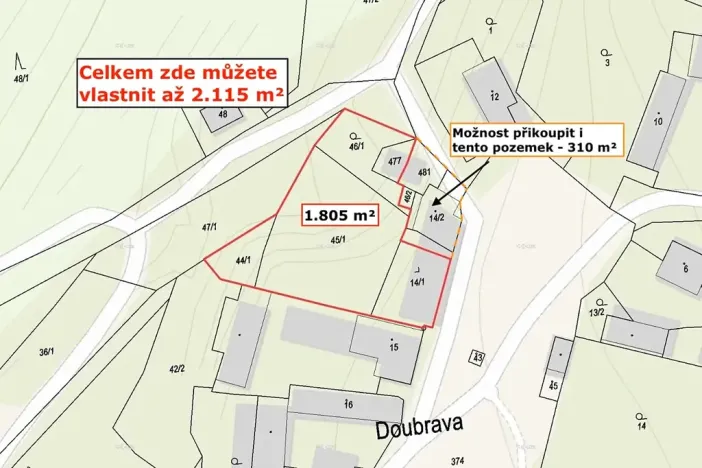 Prodej pozemku pro bydlení, Hořice, 1805 m2