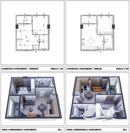 Prodej bytu 2+kk, Golem, Albánie, 56 m2