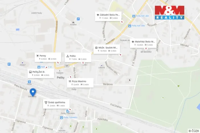 Pronájem bytu 3+1, Pečky, Petra Bezruče, 85 m2