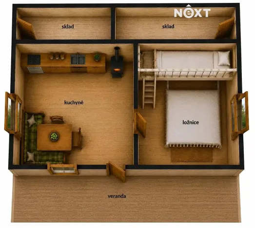 Prodej chaty, Bdeněves, 40 m2