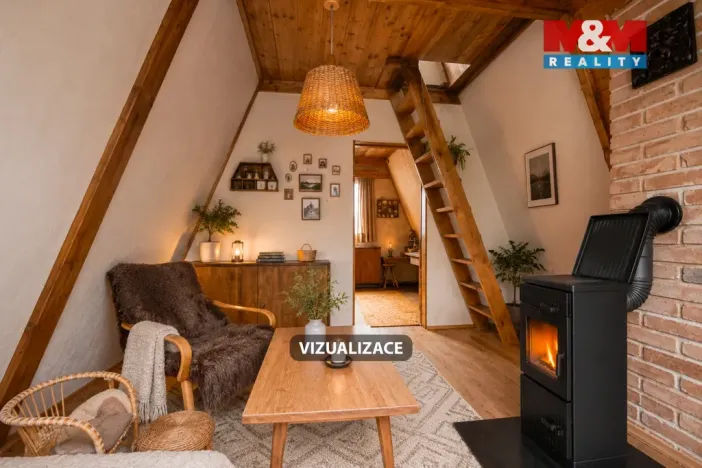 Prodej chaty, Hradištko - Pikovice, Na Mezi, 28 m2