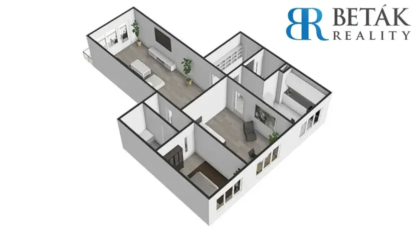 Prodej bytu 3+1, Přerov, tř. 17. listopadu, 78 m2