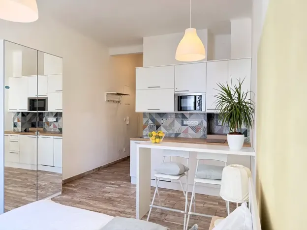 Pronájem bytu 1+kk, Praha - Vršovice, Slovinská, 22 m2