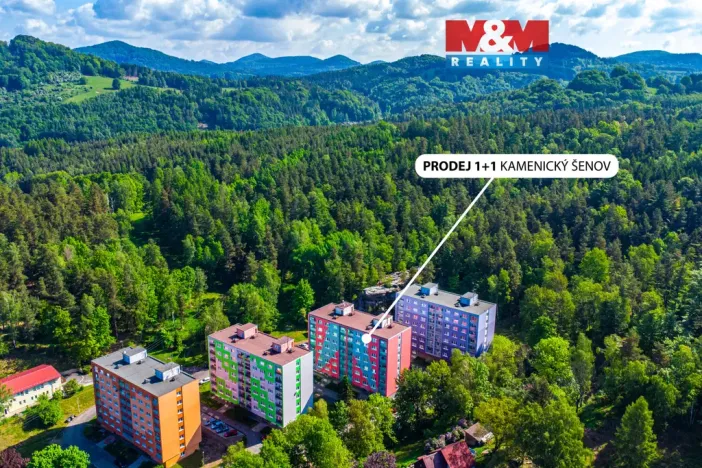 Prodej bytu 1+1, Kamenický Šenov, Pískovec I, 40 m2