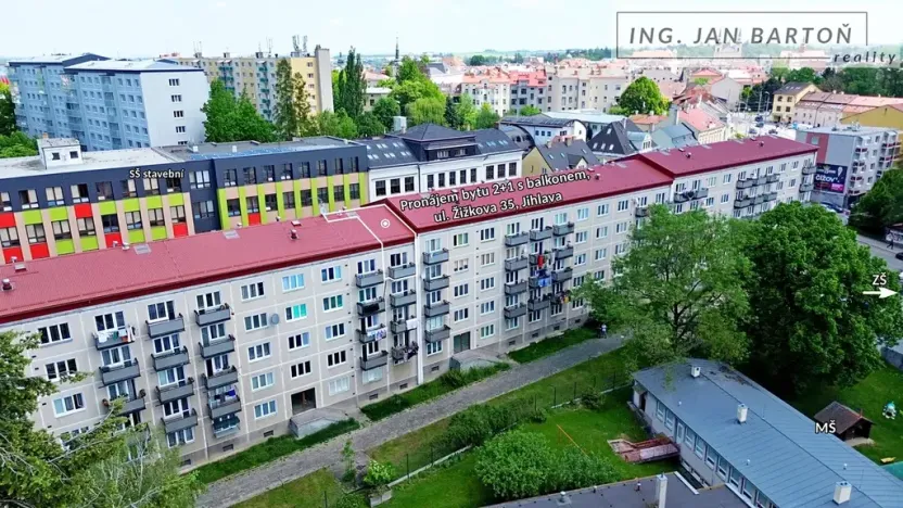 Pronájem bytu 2+1, Jihlava, Žižkova, 56 m2