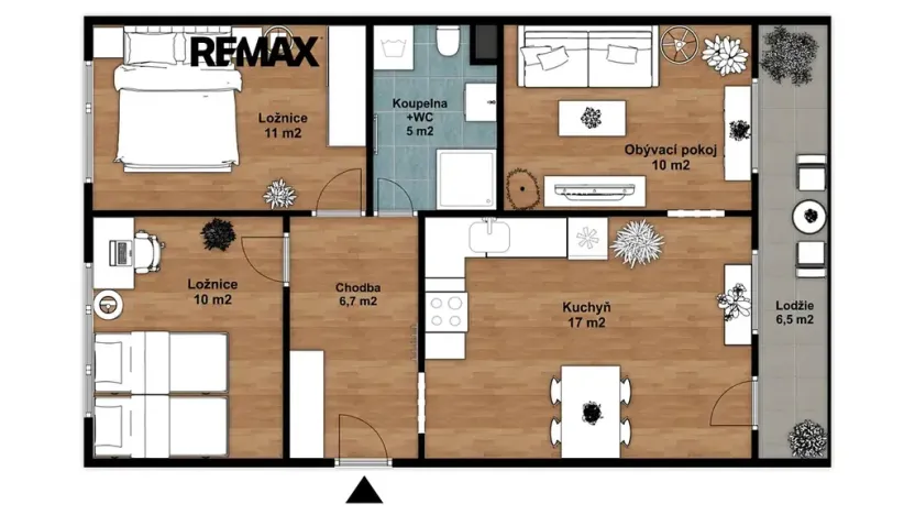 Pronájem bytu 3+1, Praha - Nusle, Kotorská, 60 m2