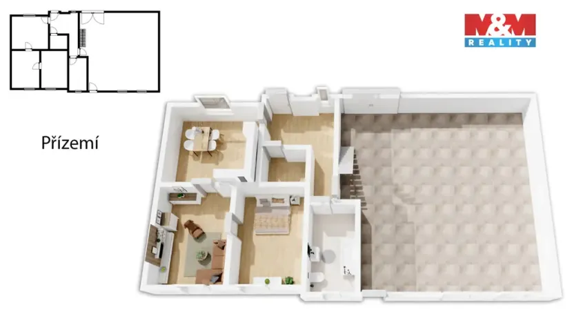 Prodej rodinného domu, Kostelec nad Černými lesy - Svatbín, 140 m2