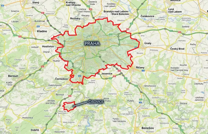 Prodej pozemku pro bydlení, Čisovice, 9297 m2