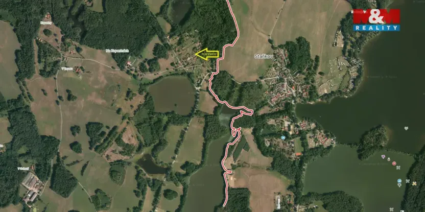 Prodej pozemku pro bydlení, Chlum u Třeboně, 316 m2