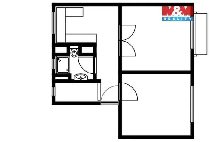 Pronájem bytu 2+1, Strakonice - Strakonice II, Bezděkovská, 51 m2
