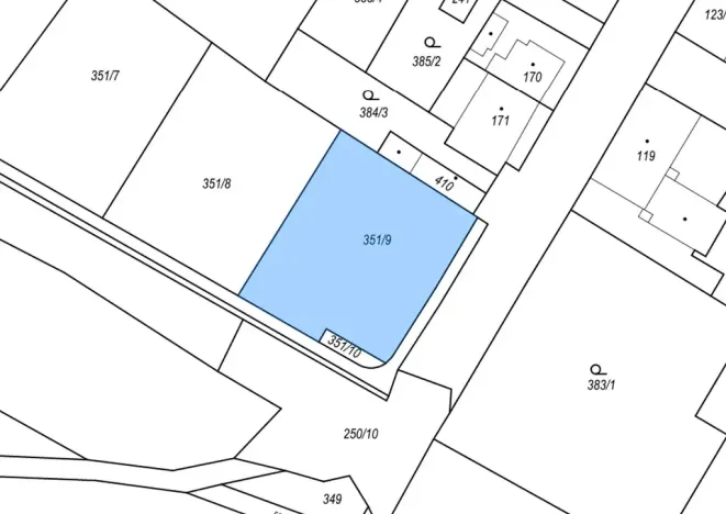 Prodej pozemku pro bydlení, Cvrčovice, Polní, 831 m2