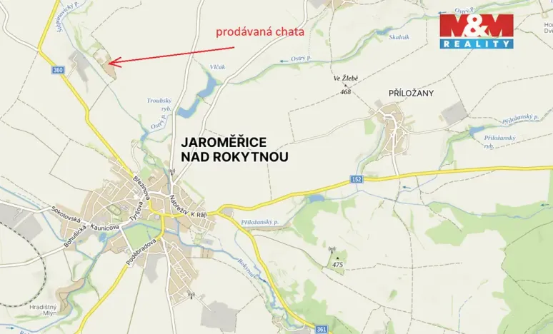 Prodej chaty, Jaroměřice nad Rokytnou, 50 m2