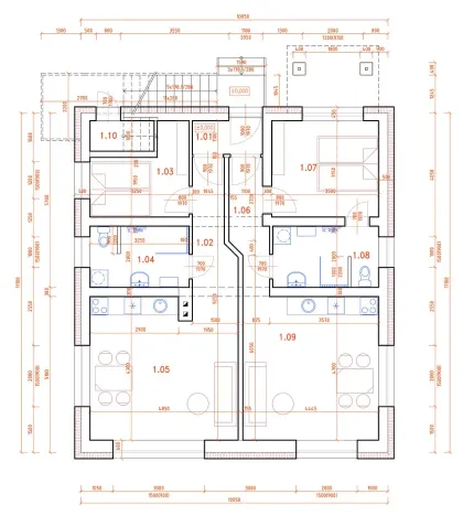 Pronájem bytu 2+kk, Zlín, Štefánikova, 50 m2