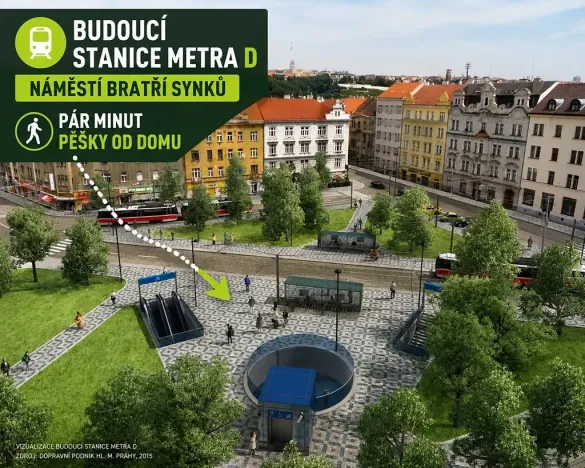 Prodej bytu 2+kk, Praha - Nusle, V Horkách, 46 m2